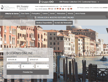 Tablet Screenshot of hotelcontinentalvenice.com